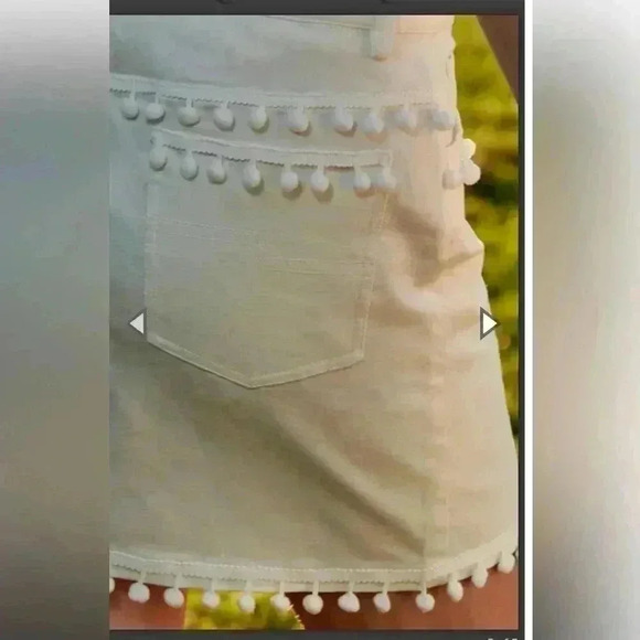 A-TOUT-AGE Demi White denim skirt like new, high waisted size 8 - Picture 14 of 14